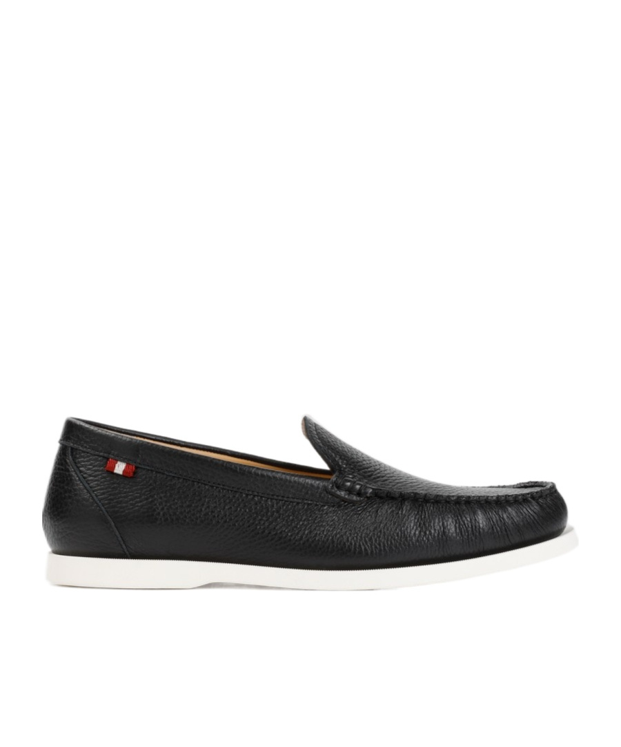 Bally Nadim Leather Loafers In Black