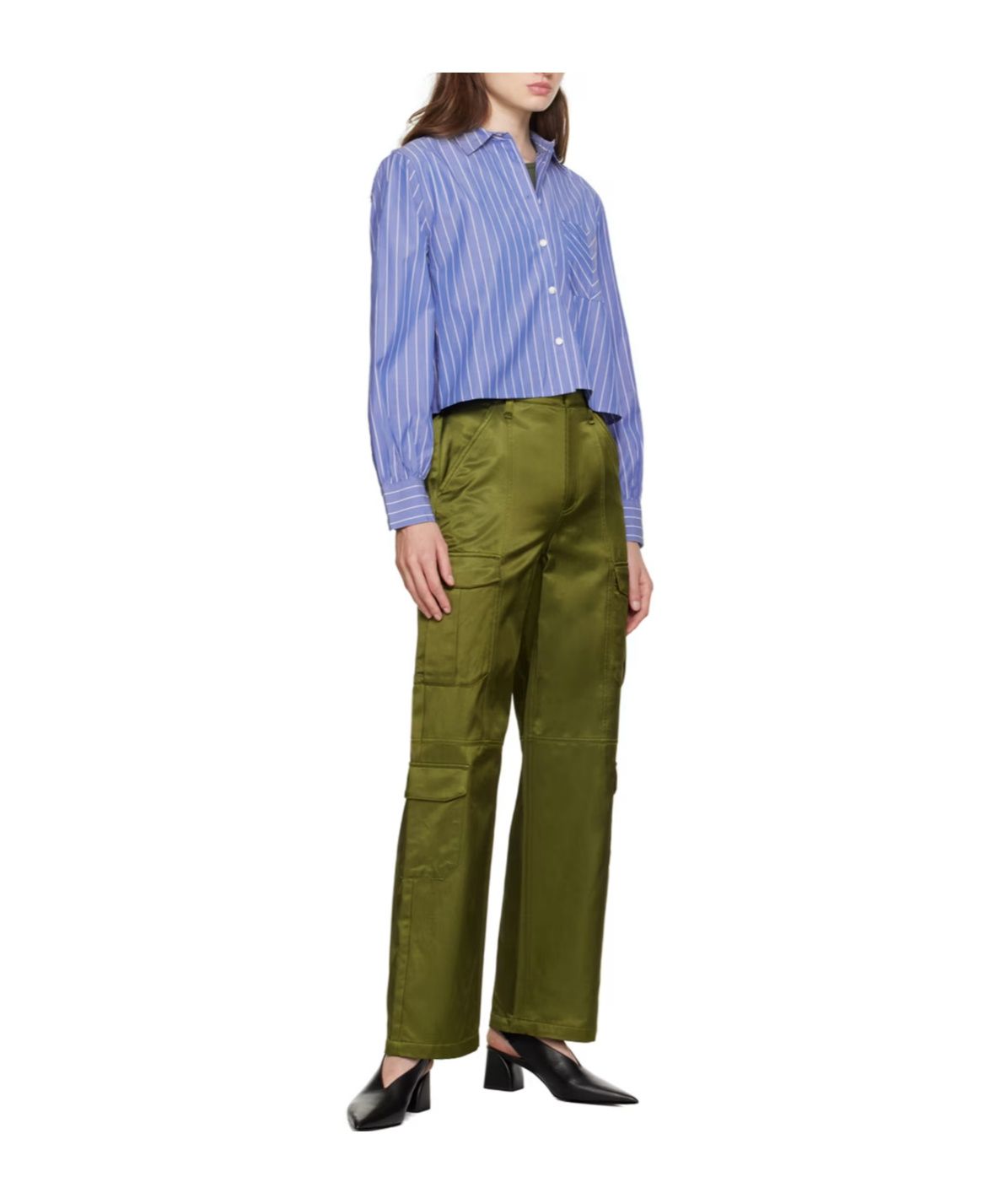 Rag & Bone Cailyn Overalls Casual Pants In Green