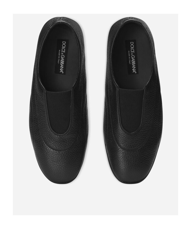 Dolce & Gabbana Black Pantofola Loafers In Black
