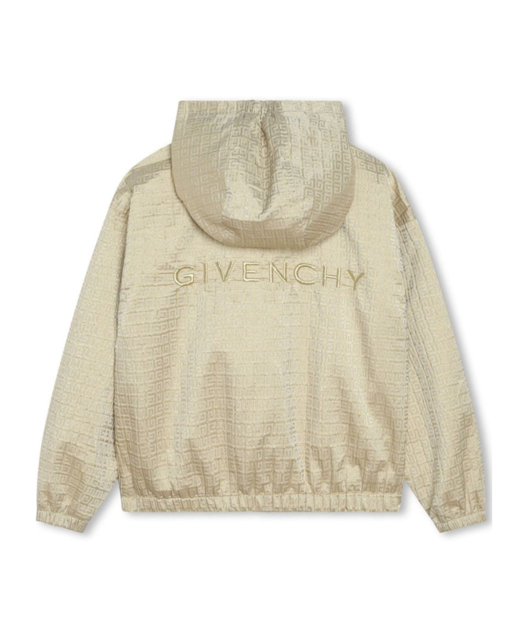 Givenchy 4g-jacquard Hooded Windbreaker In Nude