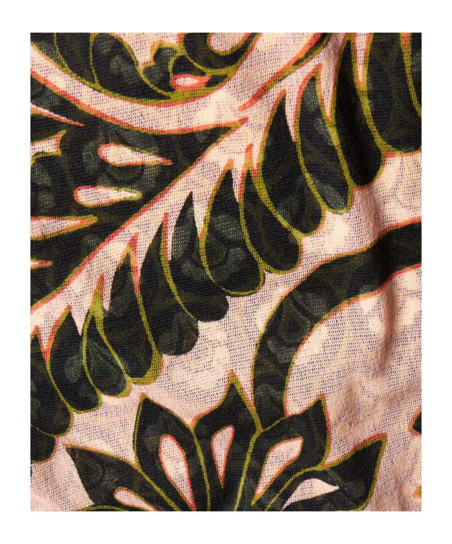 Shop Etro Printed Tulle Dress In Multicolor