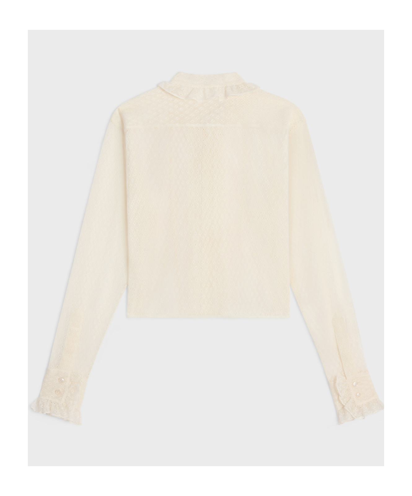 Celine Romy Short Shirt In White