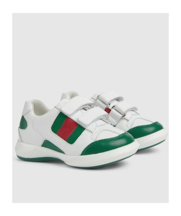 Gucci Web Sneaker In White