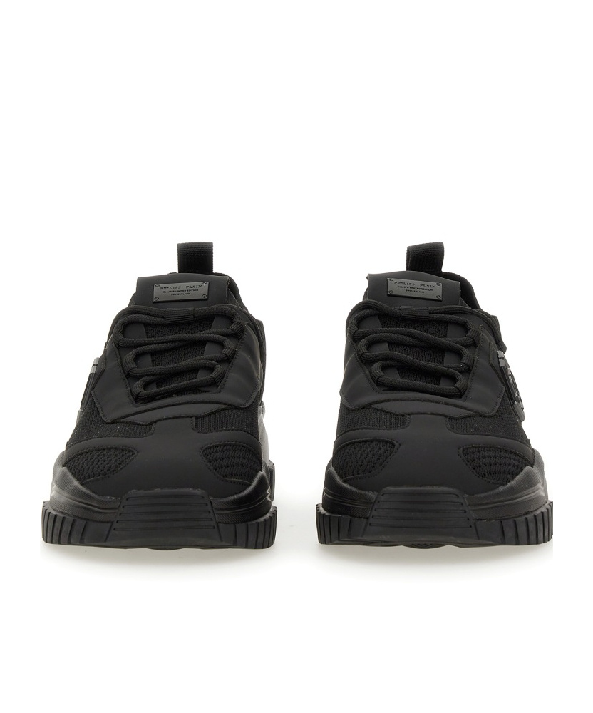 PHILIPP PLEIN RUNNER HEXAGON LOW-TOP SNEAKERS