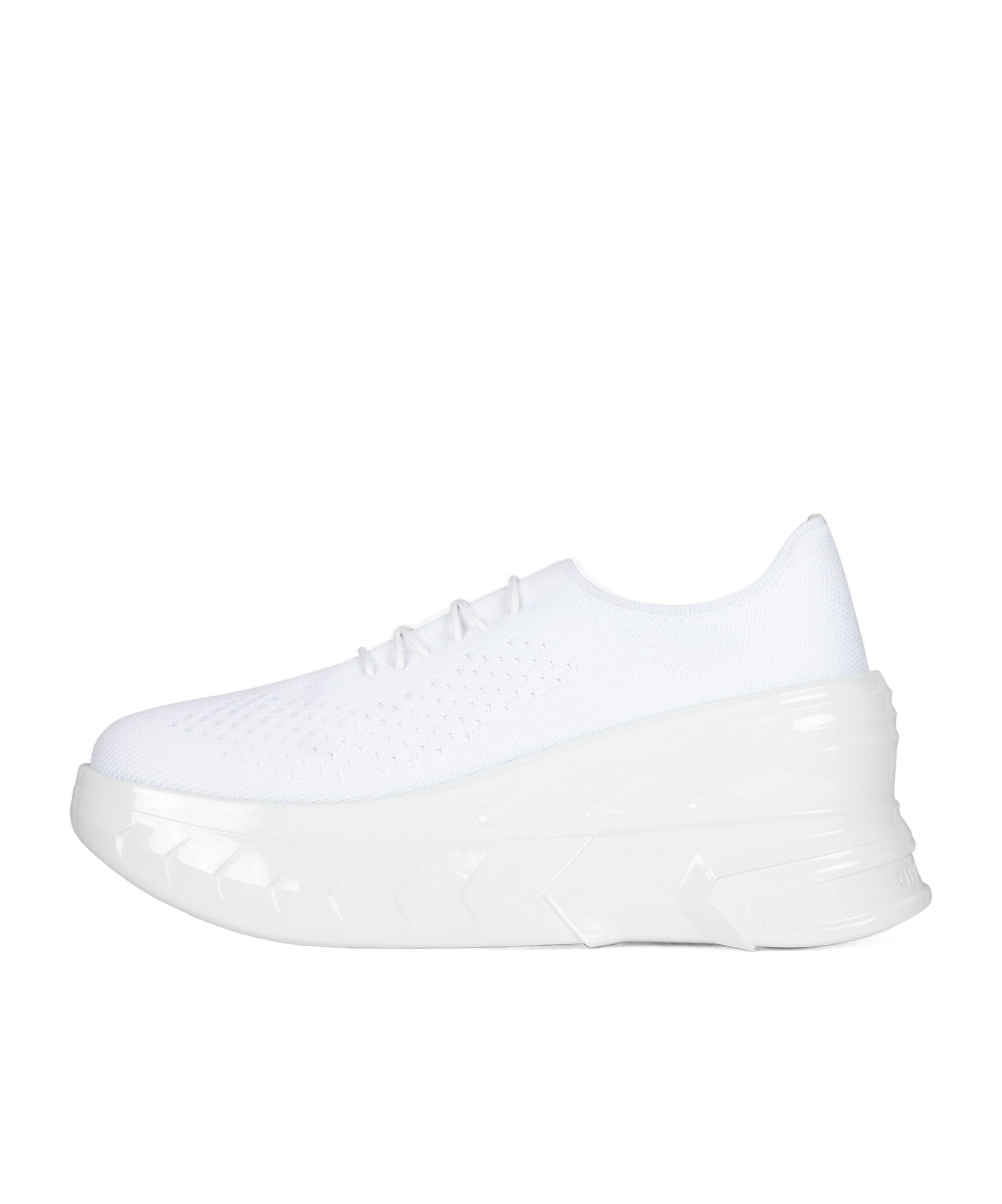 Givenchy Womens White Marshmallow Wedge Chunky-sole Knitted Low-top Trainers In White