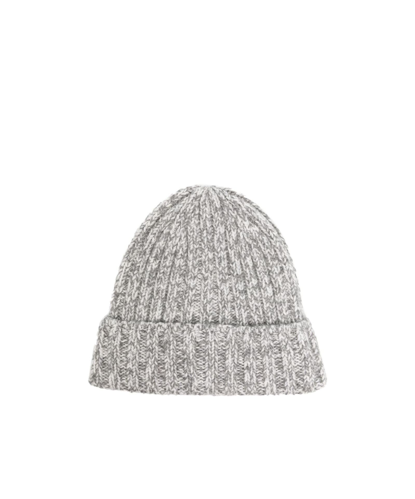 Brunello Cucinelli Chunky Ribbed Cashmere Beanie In Gray
