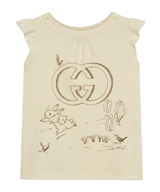 GUCCI LOGO-PRINT T-SHIRT