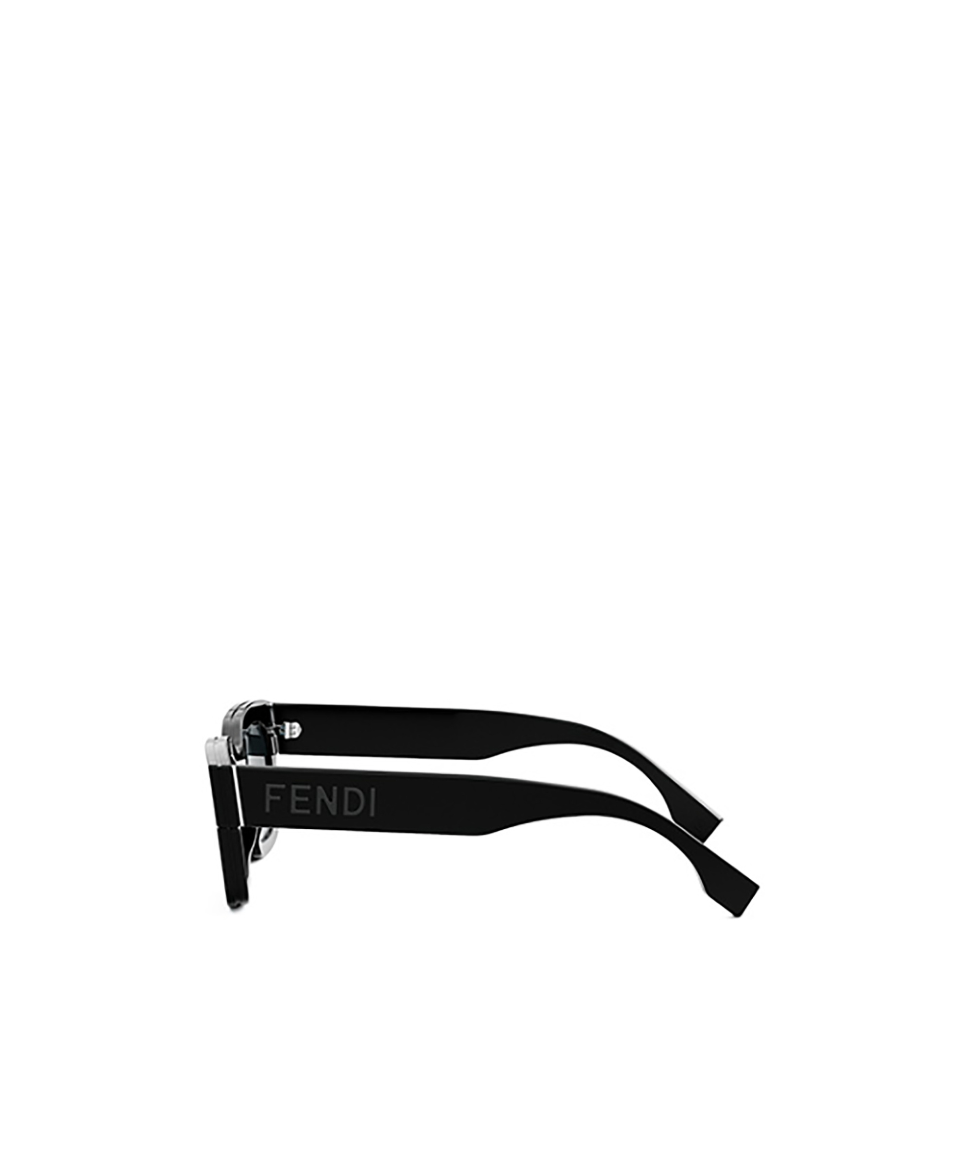Fendi Eyewear Rectangular Frame Sunglasses In Black