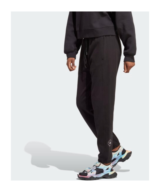 Shop Adidas By Stella Mccartney Logo-print Track Pants In Black