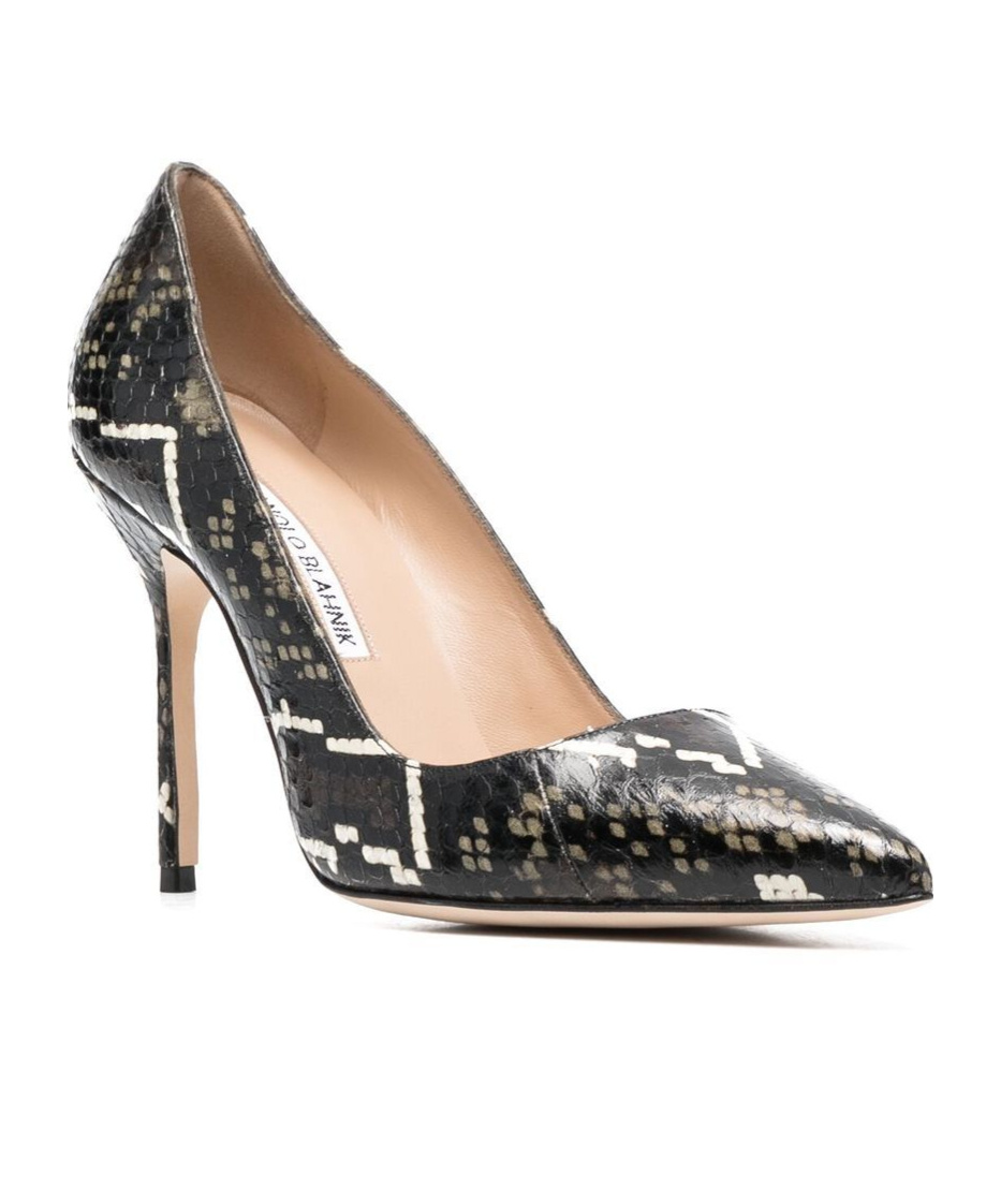 Manolo Blahnik Cusp High-heeled Shoes In Black