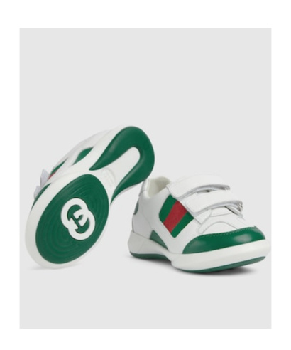 Gucci Web Sneaker In White