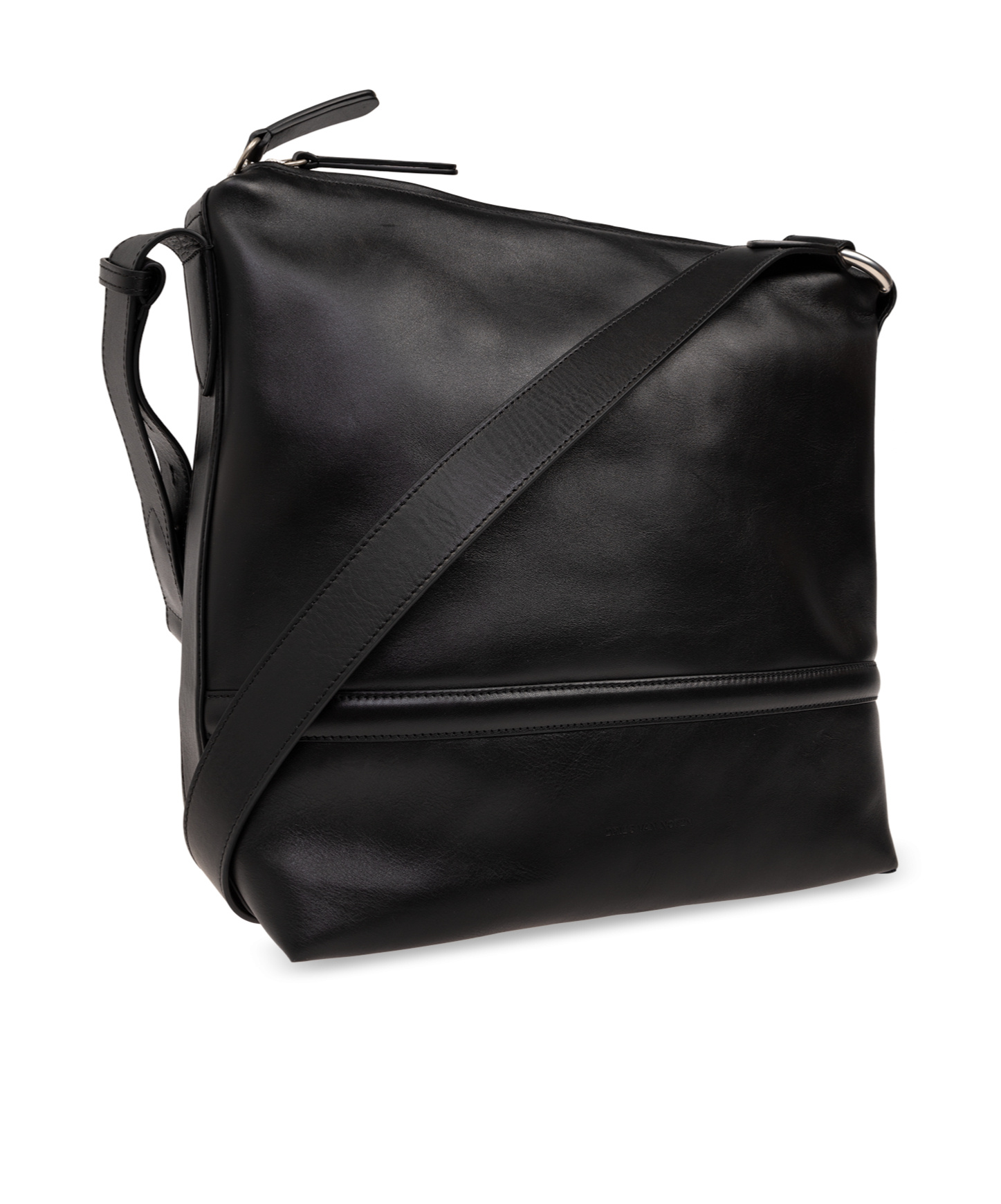 Dries Van Noten Zipper Shoulder Bag In Black
