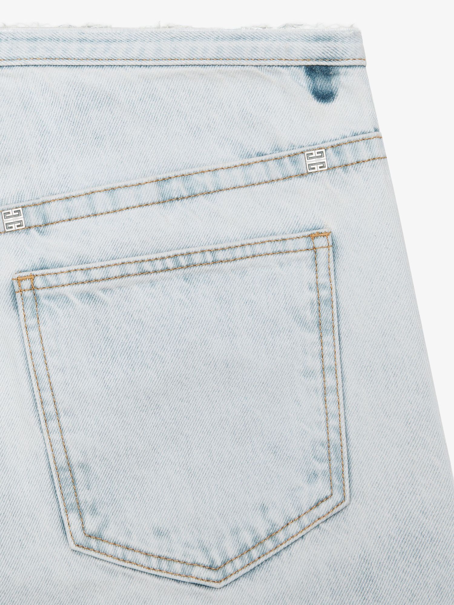 GIVENCHY BERMUDA SHORTS IN DENIM