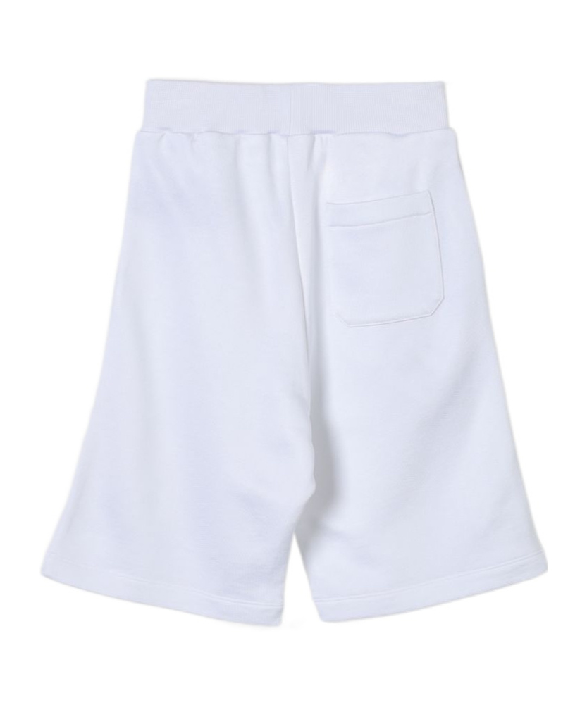 Balmain Logo-print Jersey Shorts In White