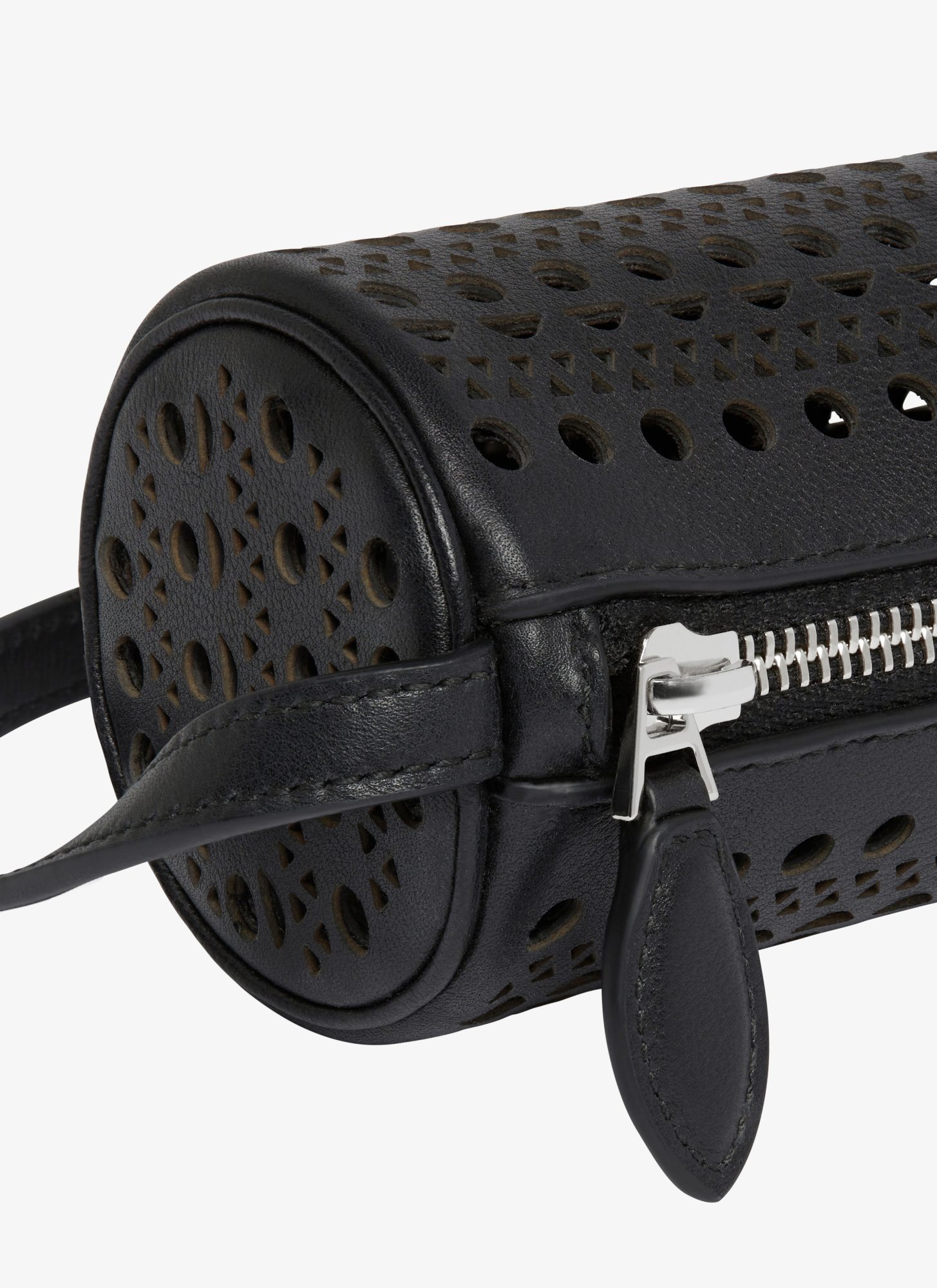 Alaïa Women's Tube Mini Leather Shoulder Bag In Black