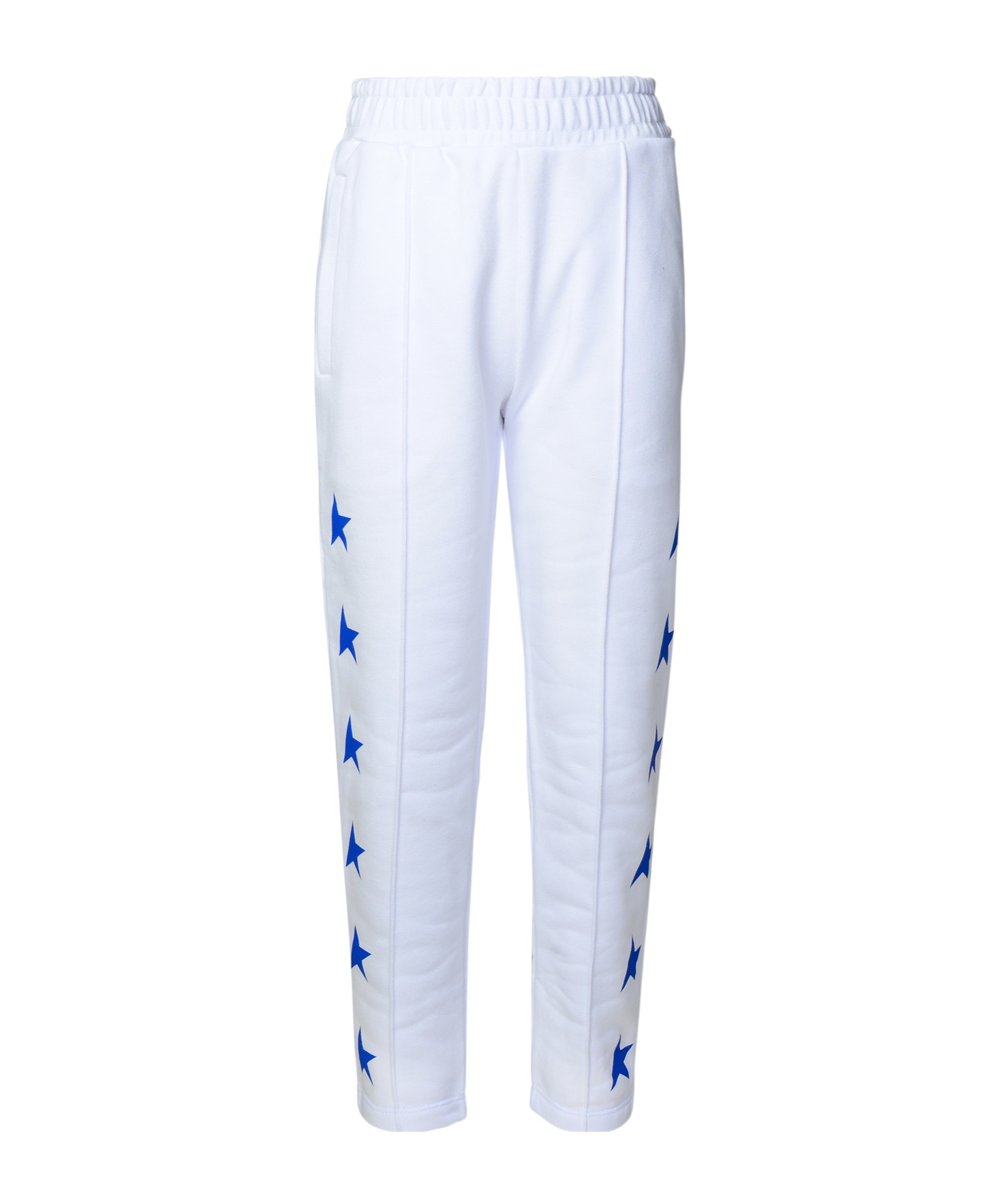 Golden Goose Star-printed Tapered-leg Track Pants In White