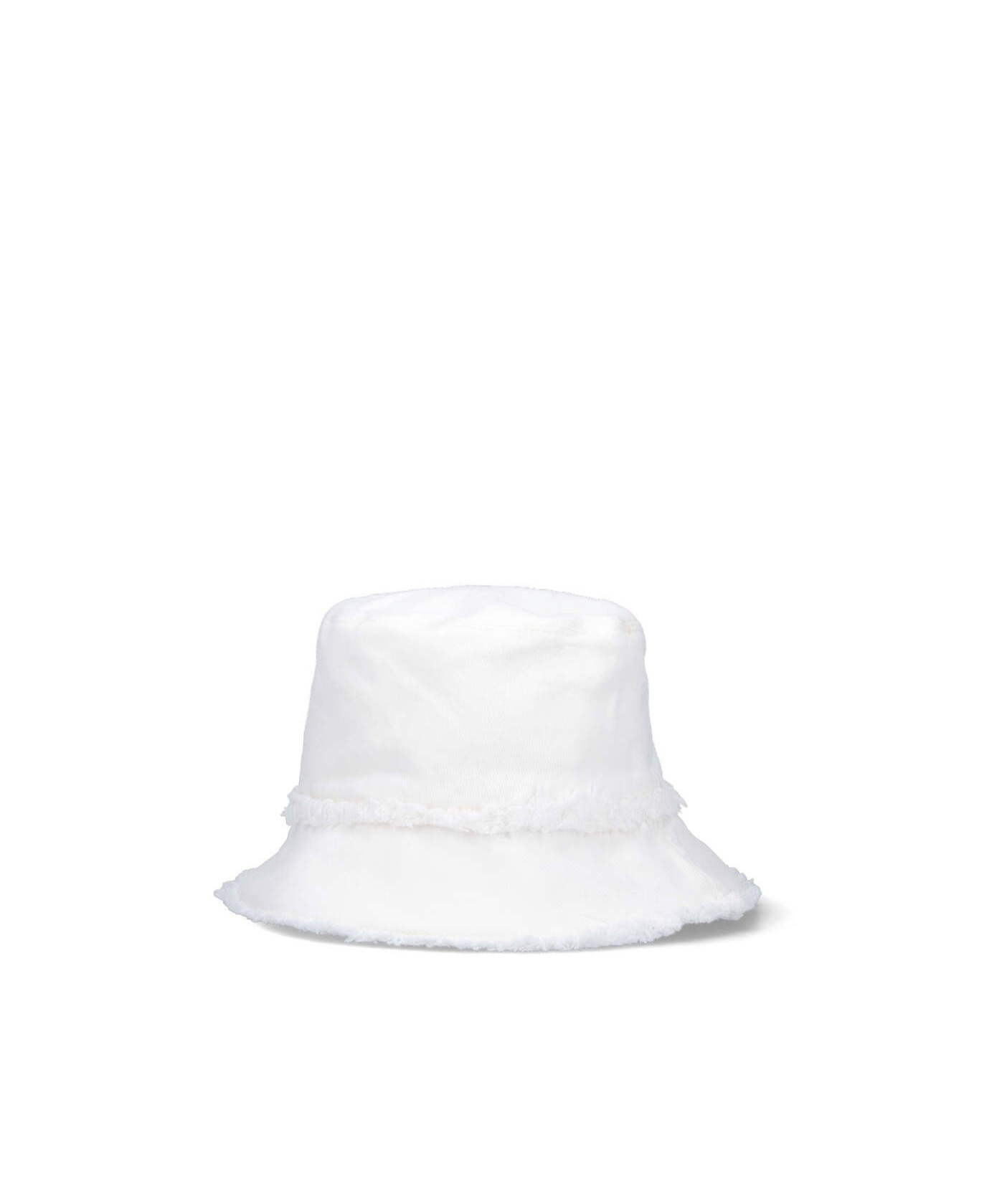 Miu Miu Denim Bucket Hat In White