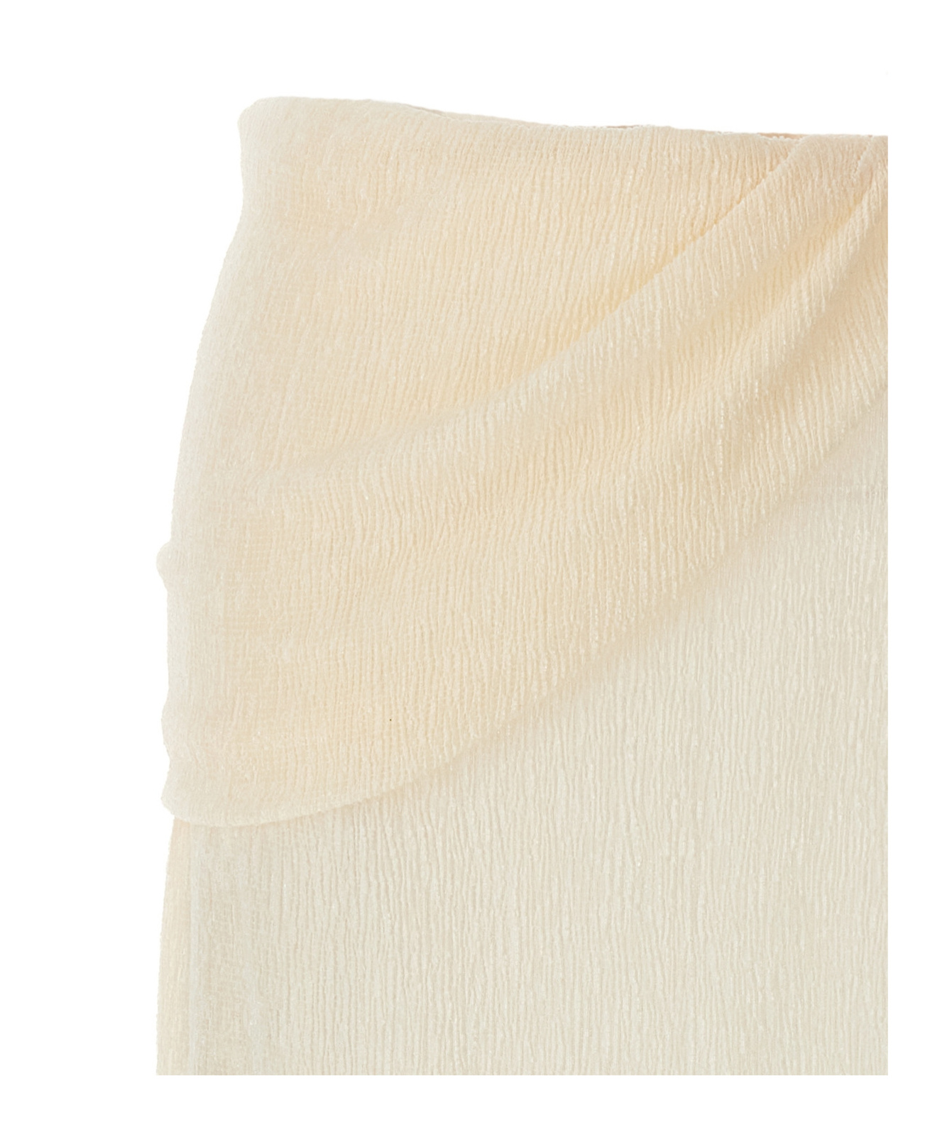 Magda Butrym Asymmetrical Embellished Maxi Skirt In White
