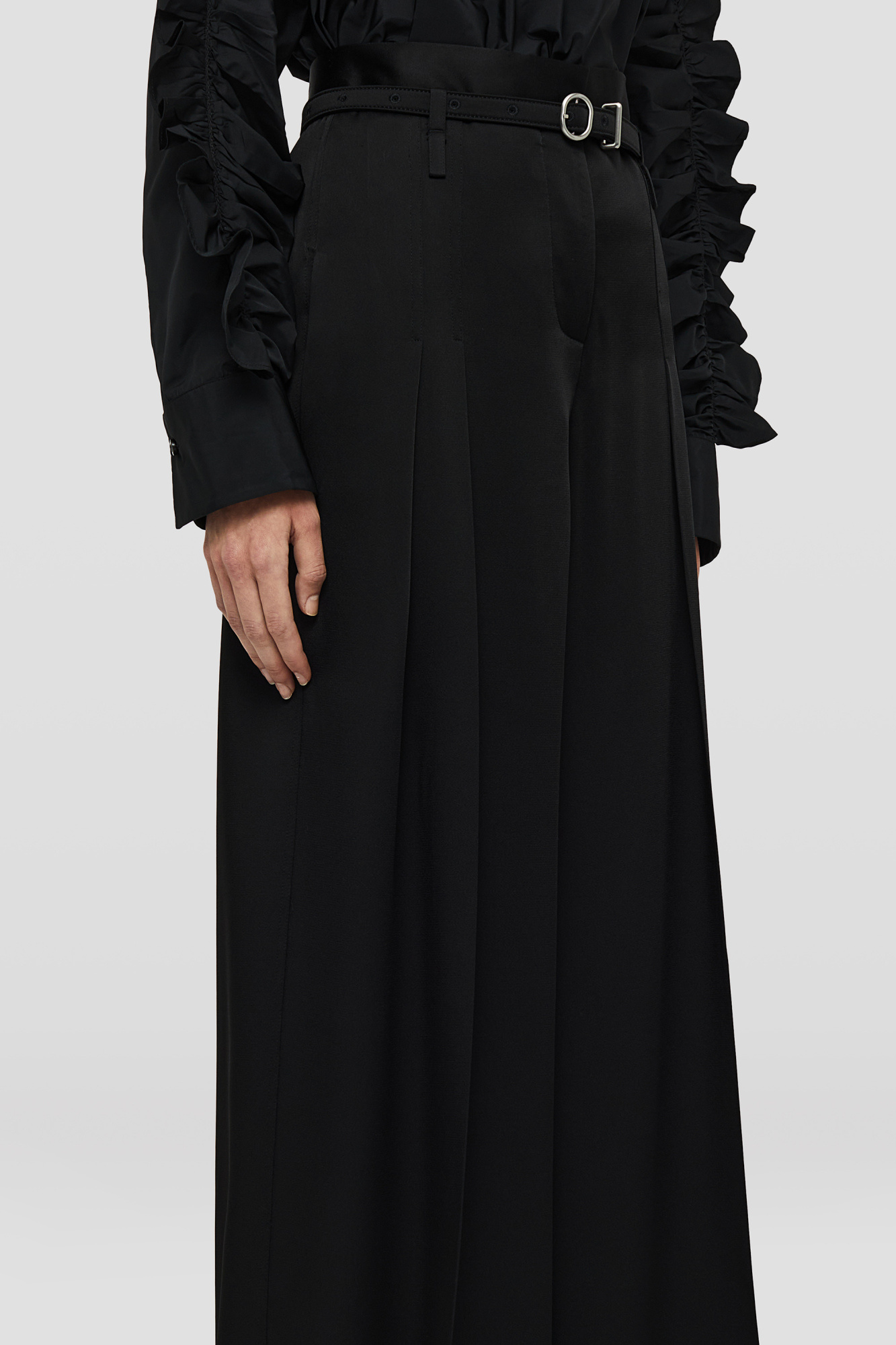 Jil Sander Tailored Trousers Pants Black In Black