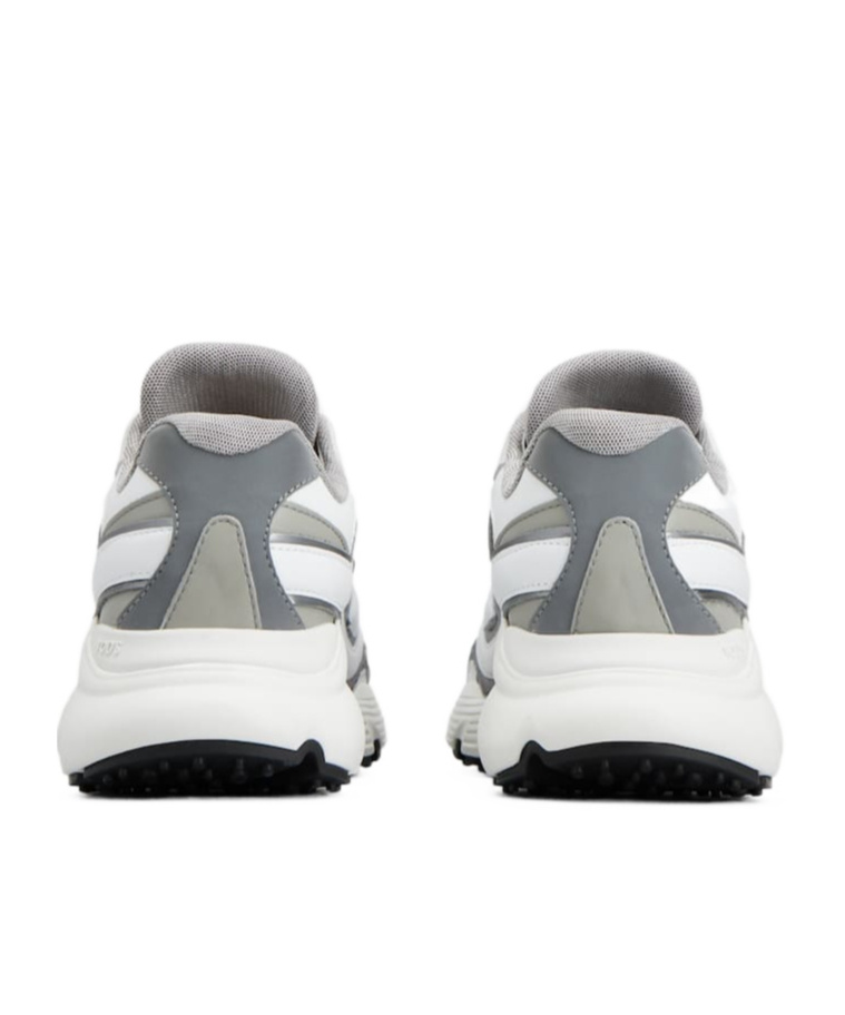 Tod's Multicolor Leather And Mesh Sneakers In White