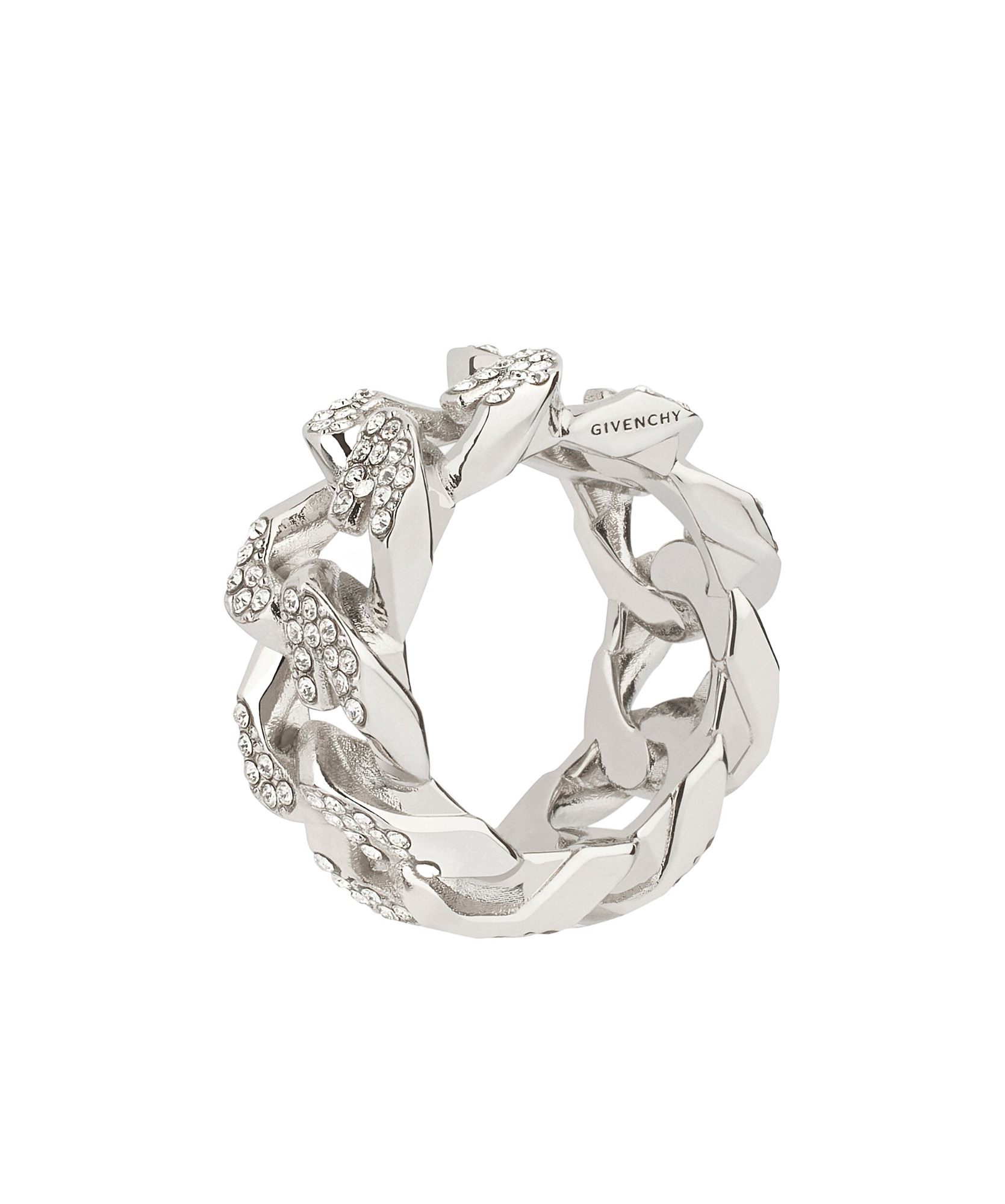 Givenchy G Chain Ring In Gray