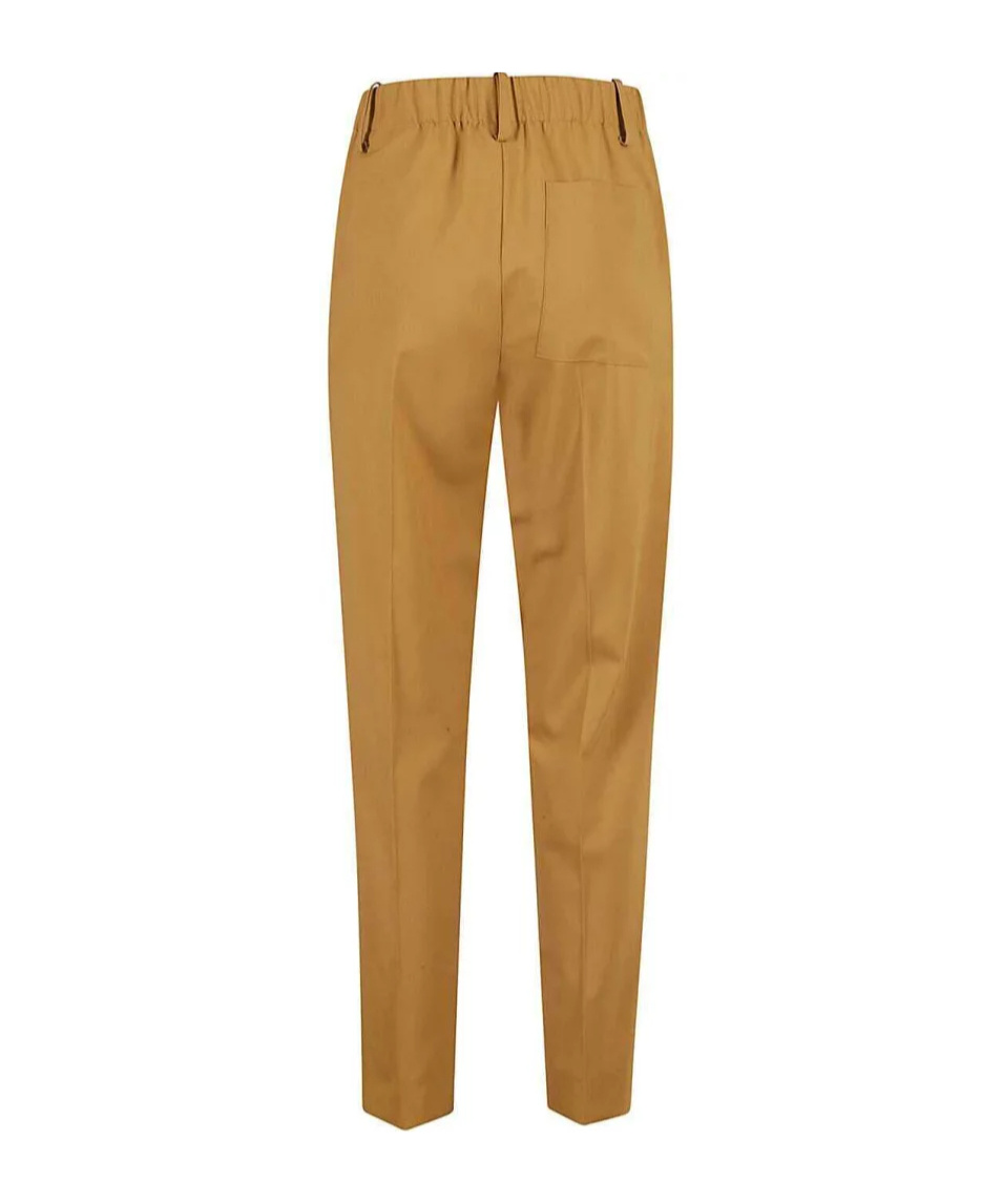 ALYSI BELT LOOP BELT CASUAL PANTS