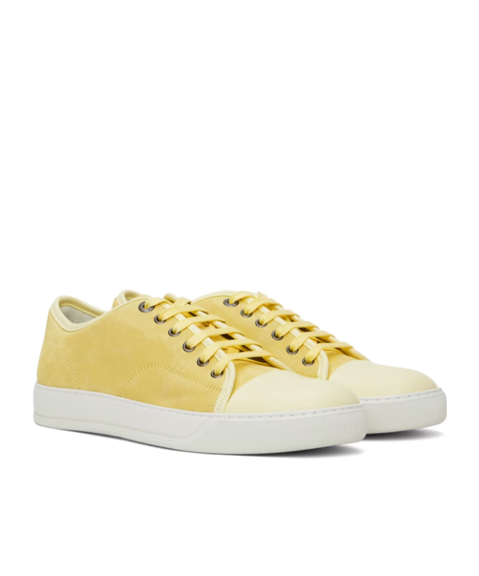 Lanvin Dbb1 Low-top Sneakers In White