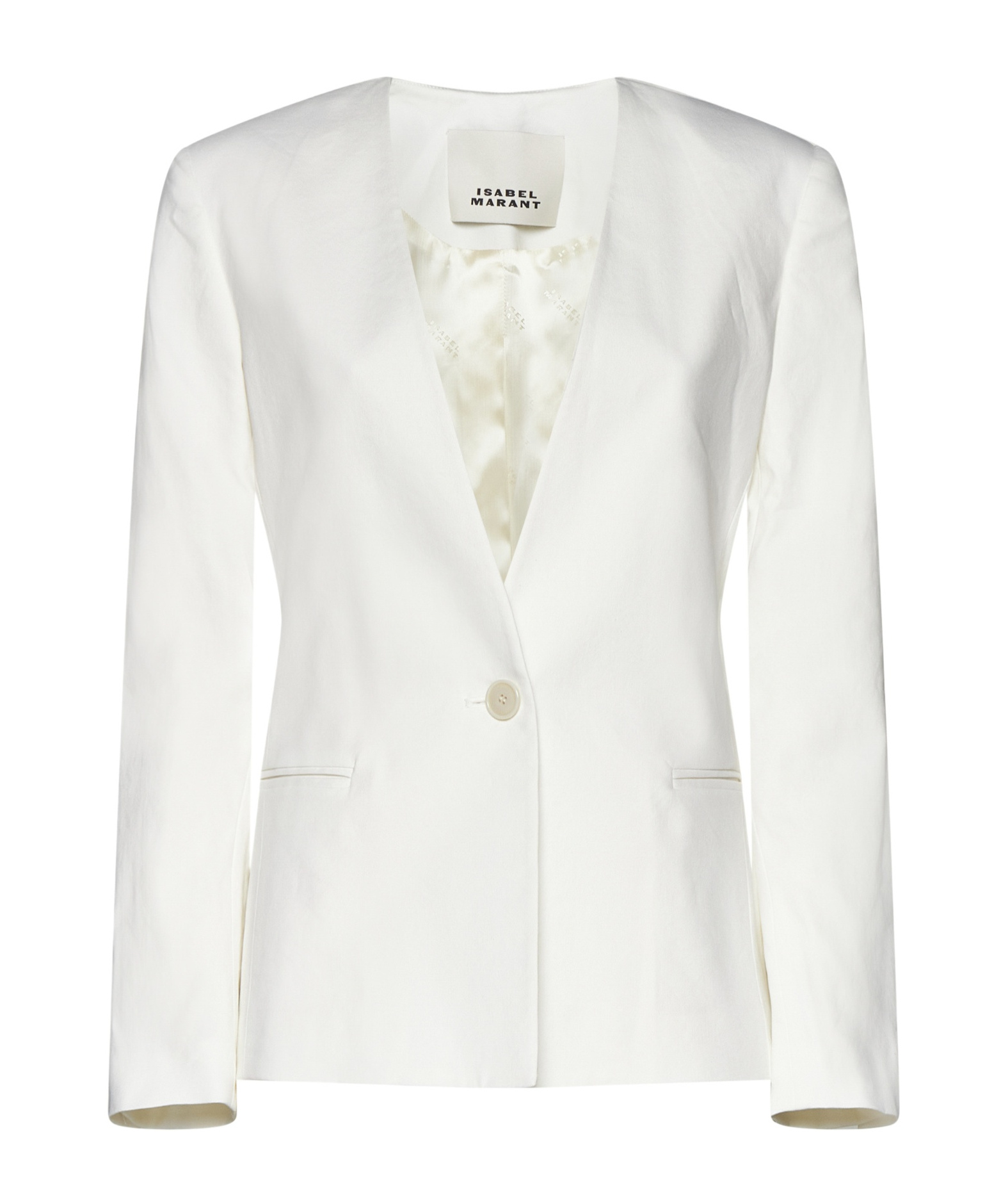 Isabel Marant Manzil Single-breasted Blazer In White