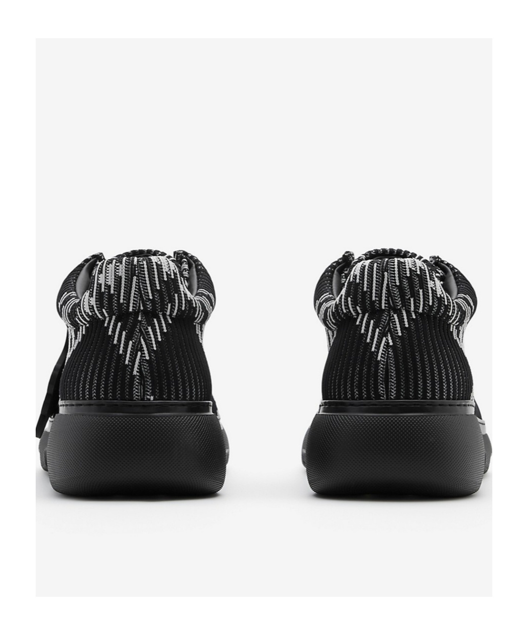 Burberry Men's Check Woven Creeper Shoes In Black