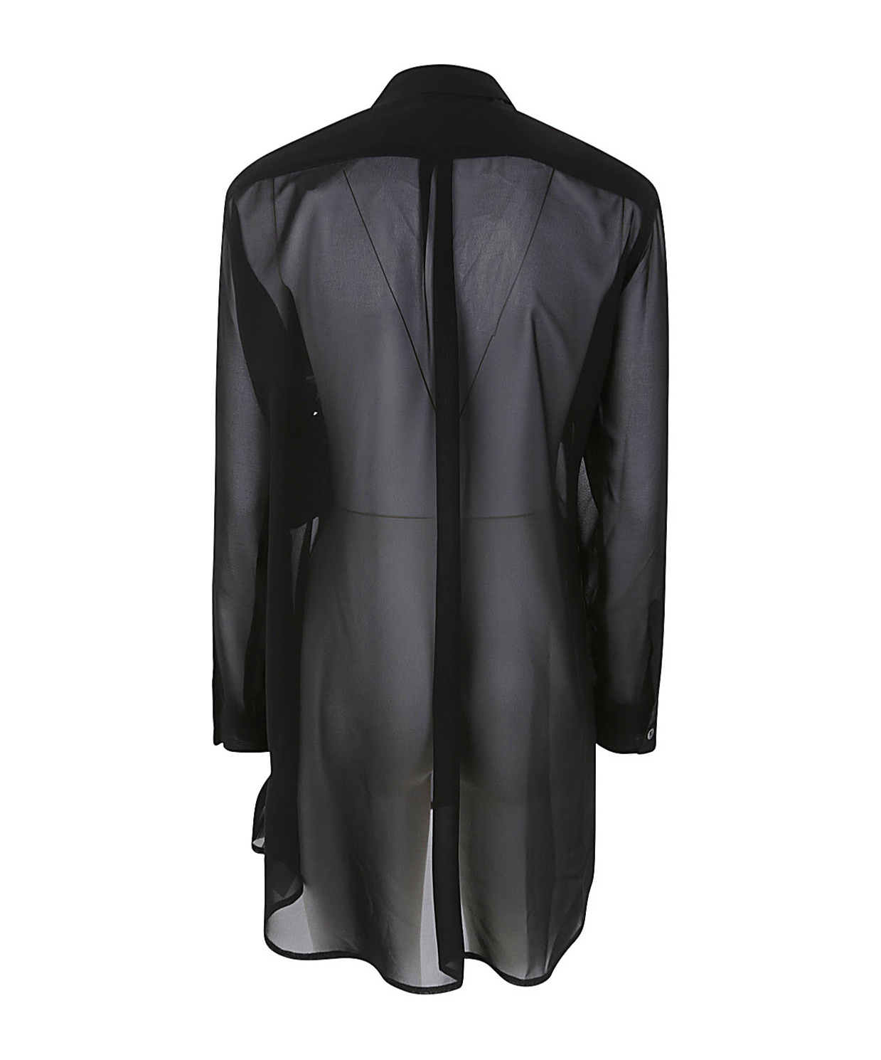 COMME DES GARÇONS CUT-OUT SEMI-SHEER SHIRT
