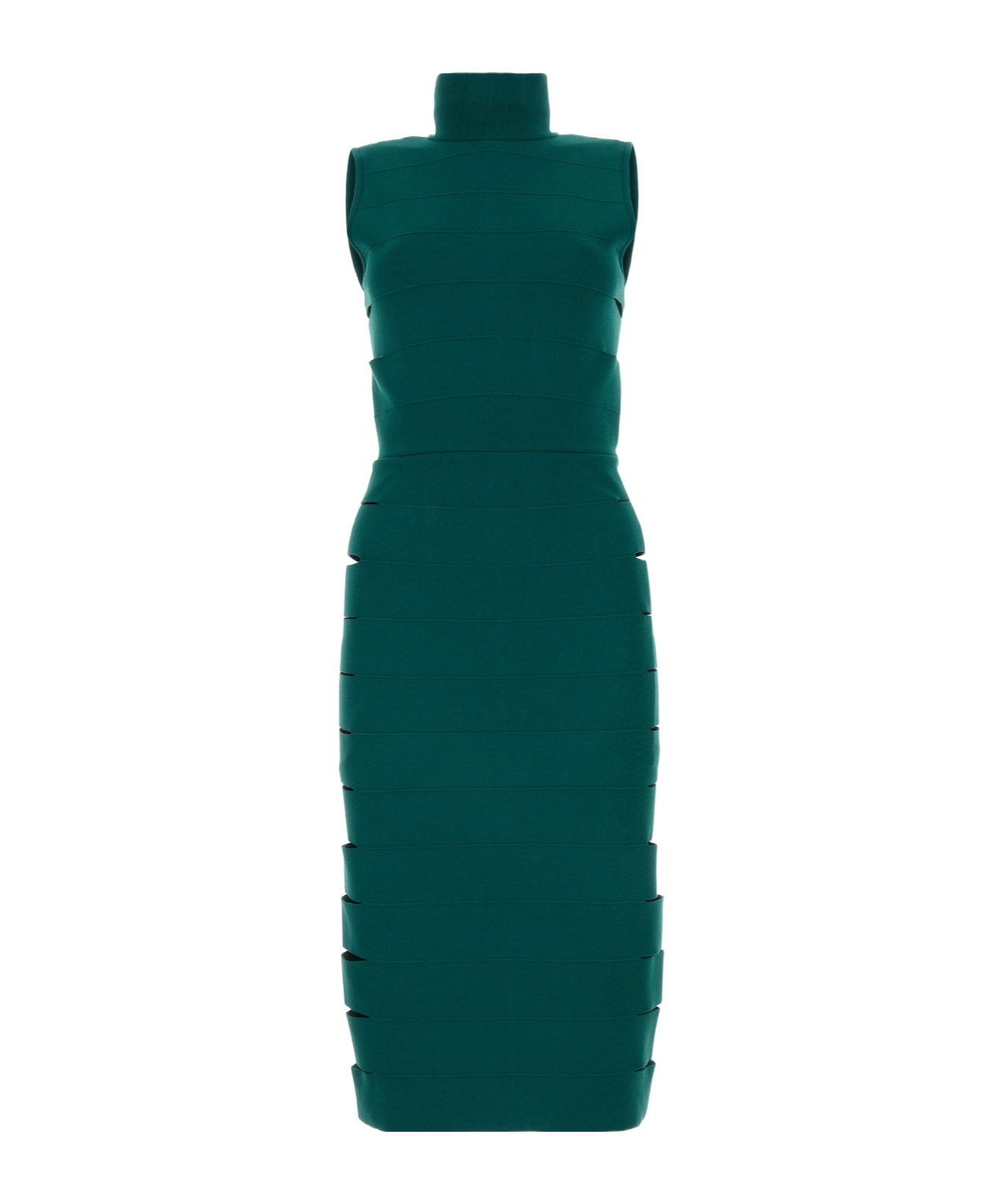 ALAÏA BAND CUT-OUT MIDI DRESS