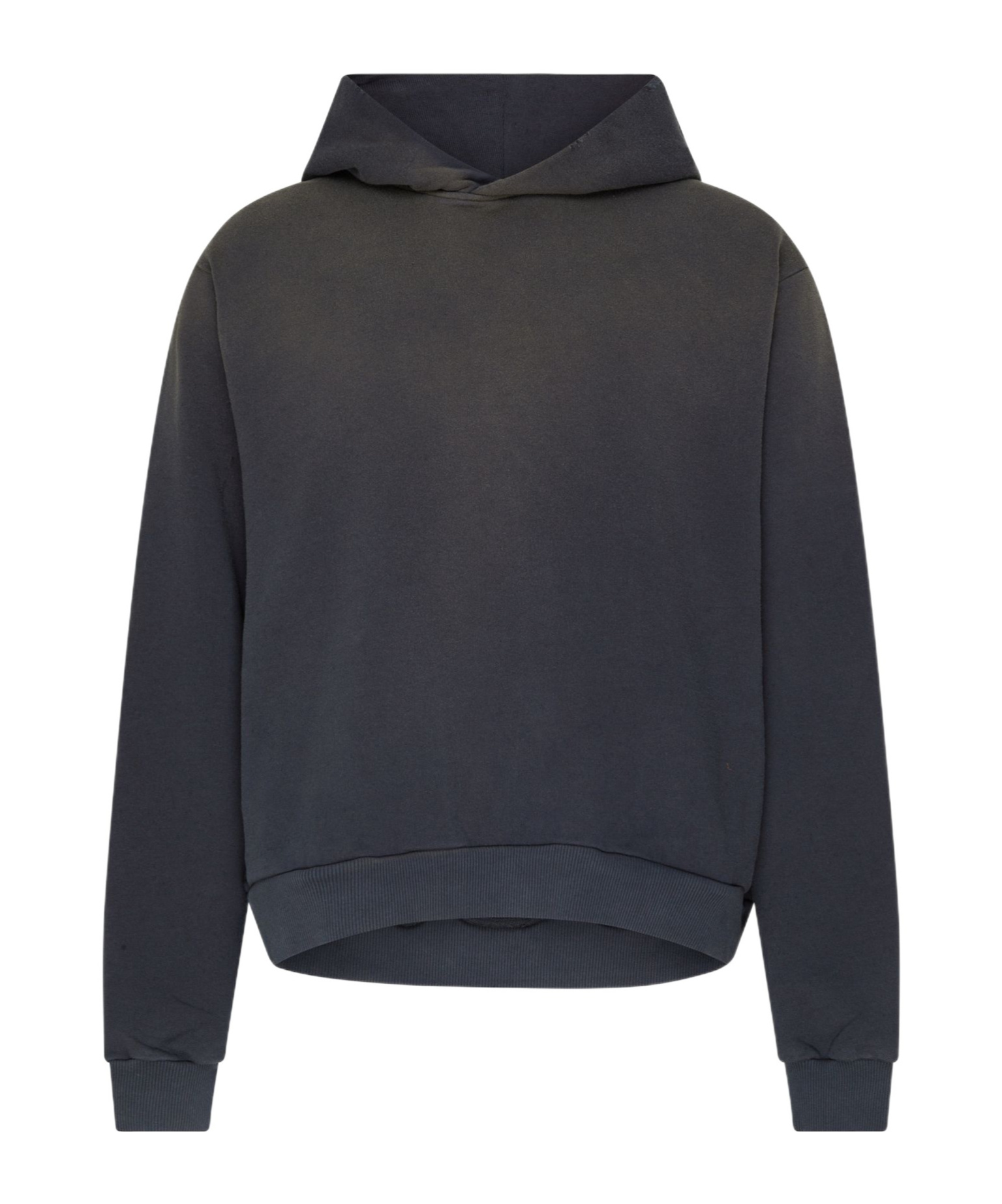 Acne Studios Logo Hooded Sweater In Black