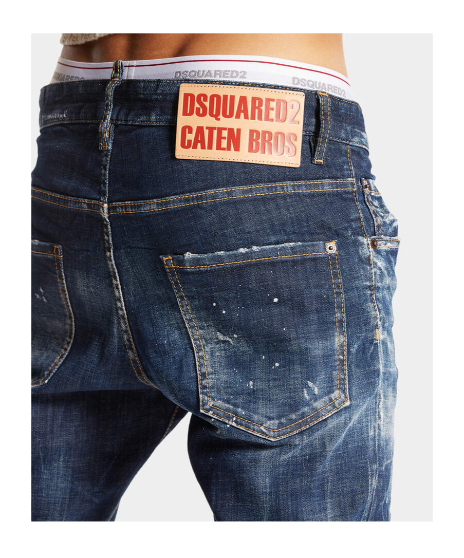 Dsquared2 Skater Slim-leg Jeans In Blue
