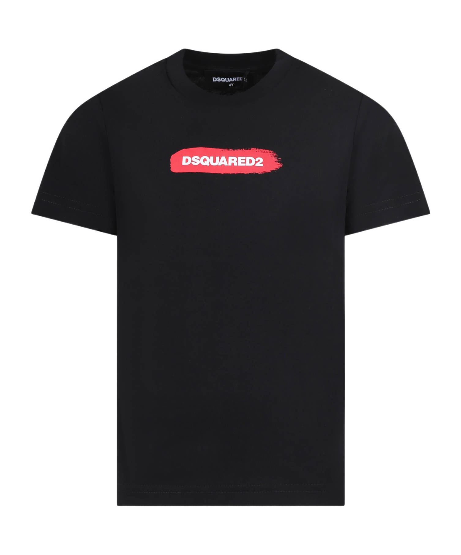 Shop Dsquared2 Logo Printed T-shirt In Black
