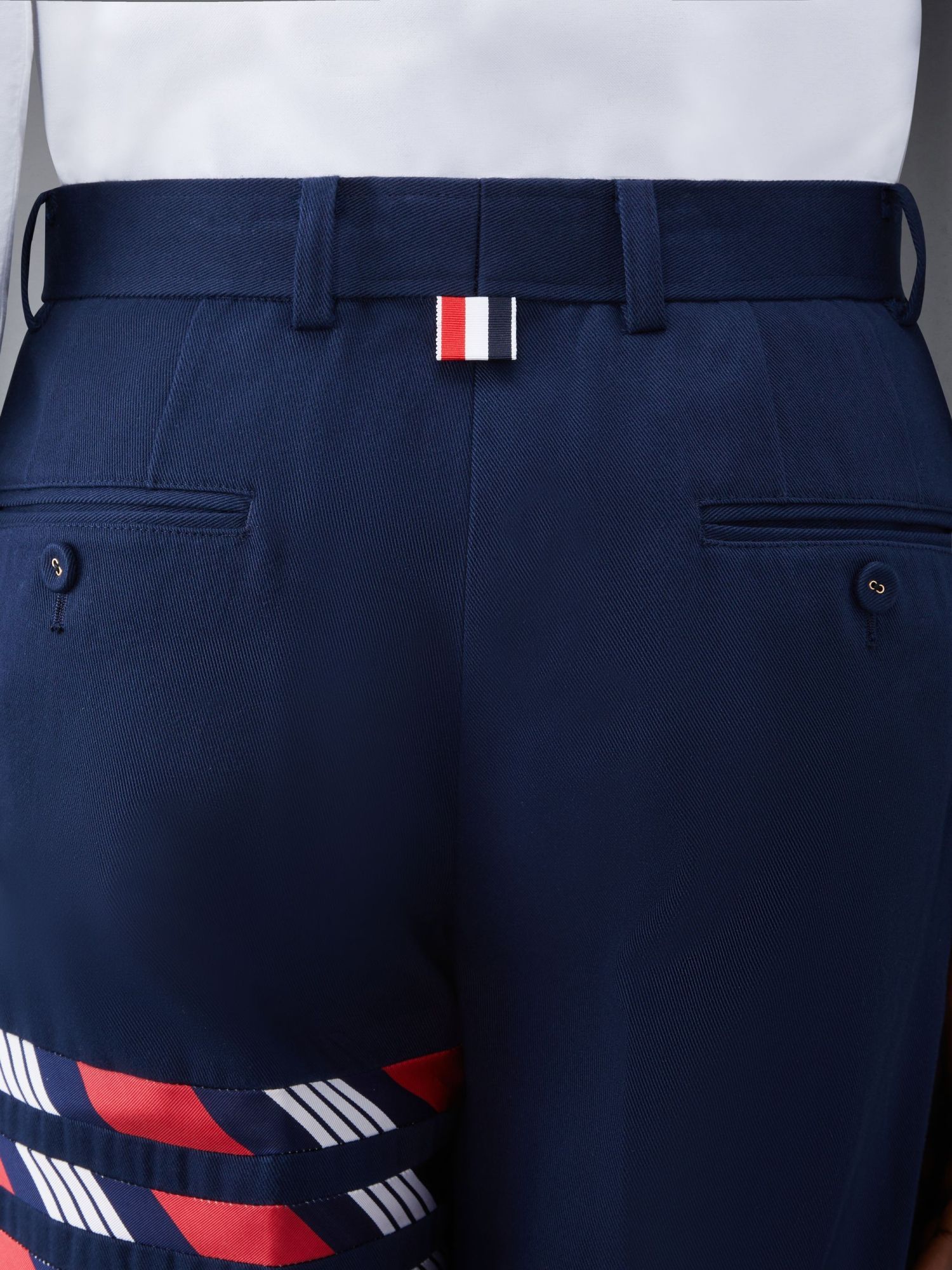 Thom Browne 4-bar Stripe Tailored Trousers In Black