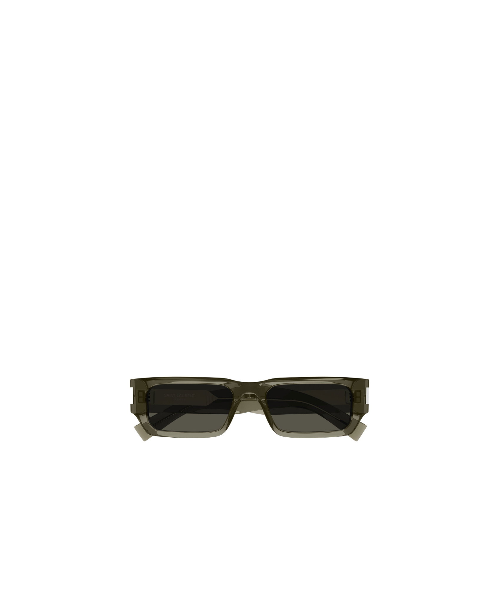 Saint Laurent Sl 660 Rectangle-frame Sunglasses In Black