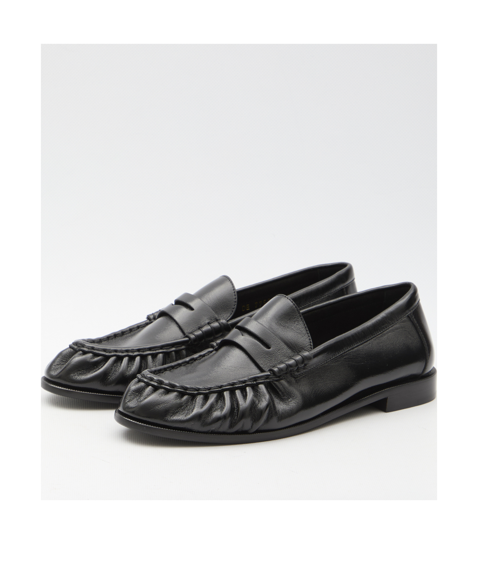 Saint Laurent 15mm Le Loafer Leather Loafers In Black