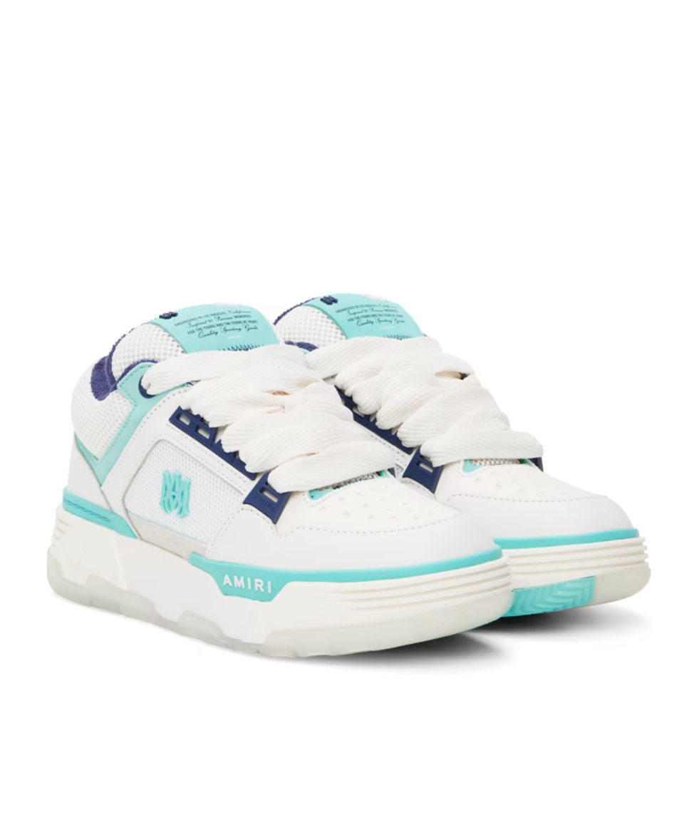 Amiri Logo Patch Low Upper Board Shoes In White