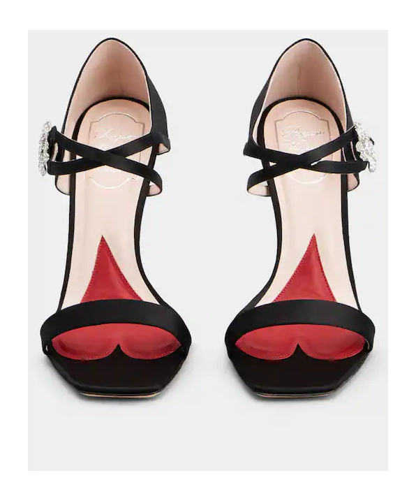 Roger Vivier "vivier Daisy Strass I In Black