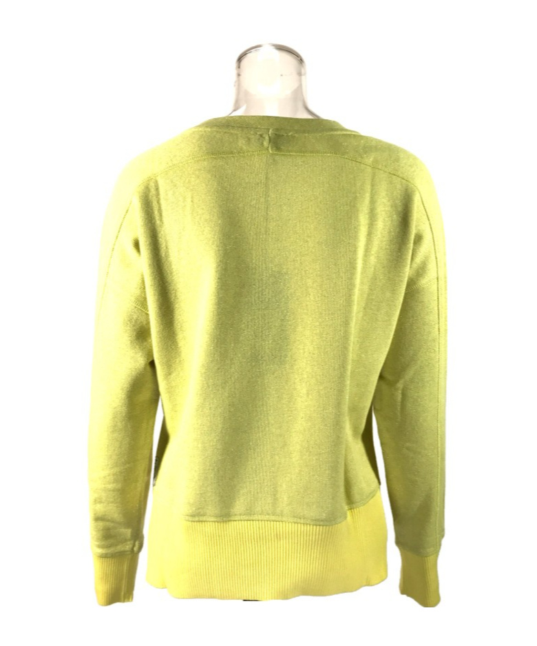 Armani Jeans Round-neck Long-sleeved Sweater In Green