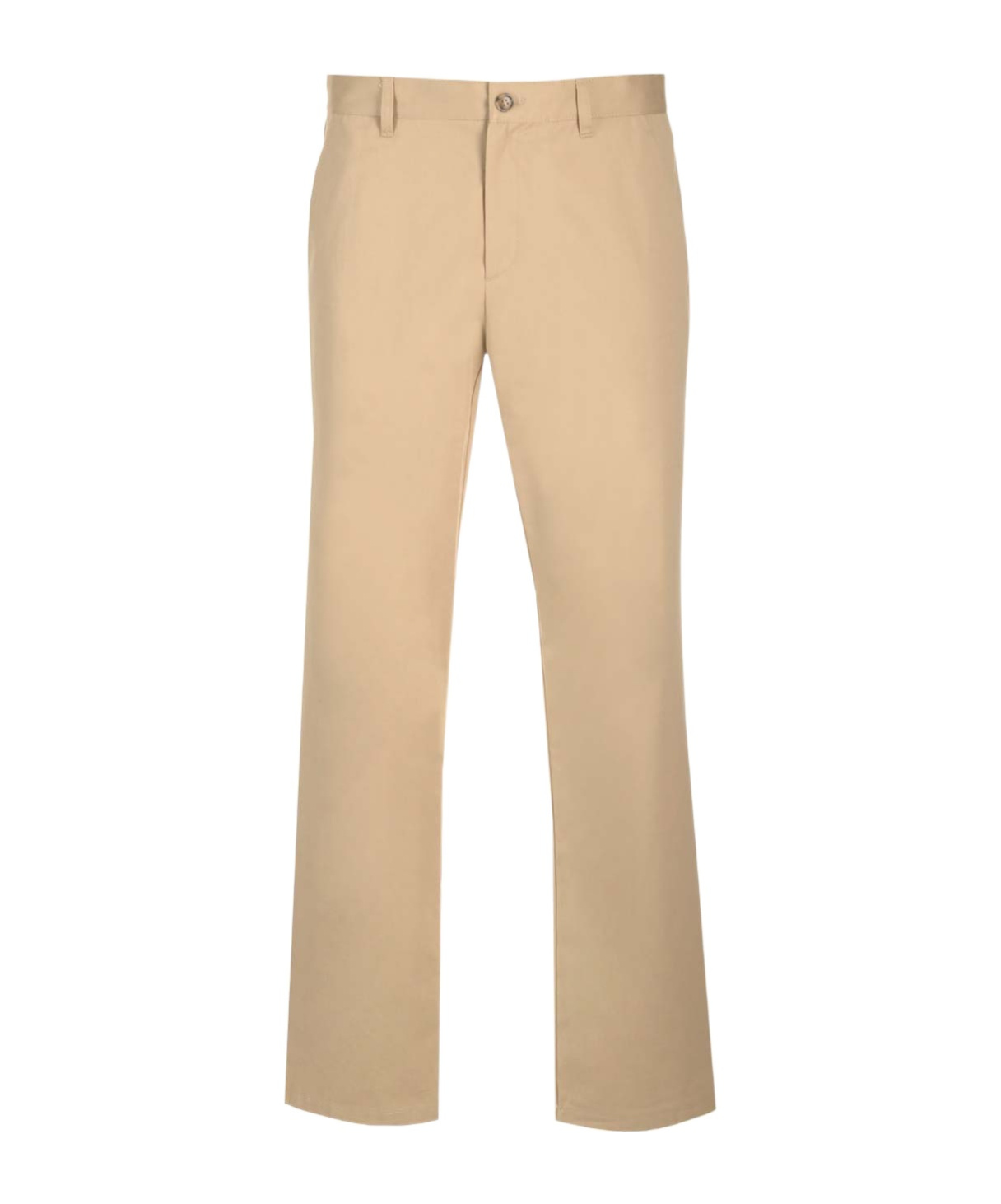 Shop Apc Straight-leg Cotton Trousers In Nude