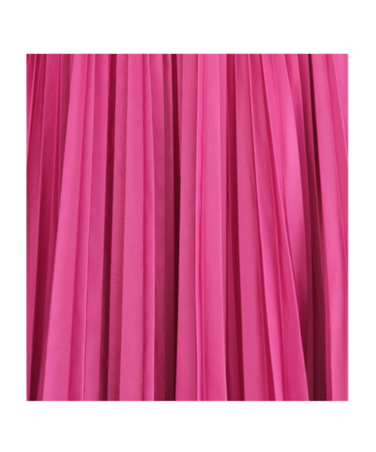 Dior Pleated Midi Skirt Flair In Pink