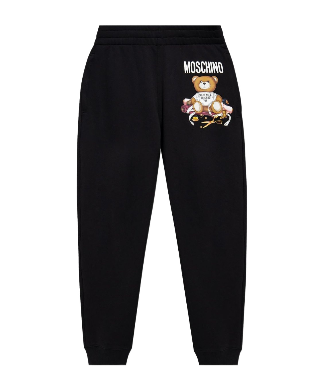 Moschino Loose Waist Sweatpants In Black