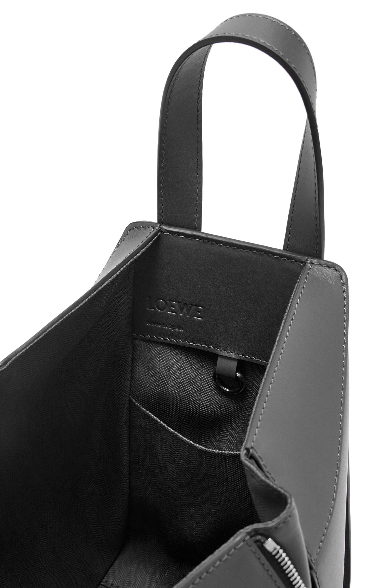 Loewe Compact Hammock Bag In Black