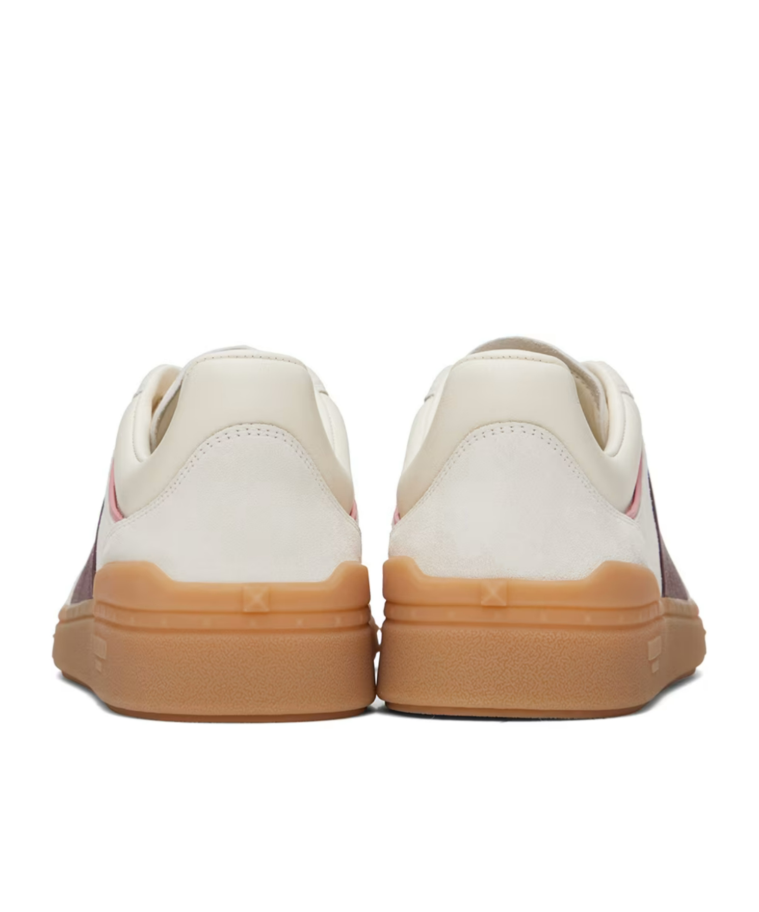 Valentino Garavani Rockstud Lace-up Sneakers In White