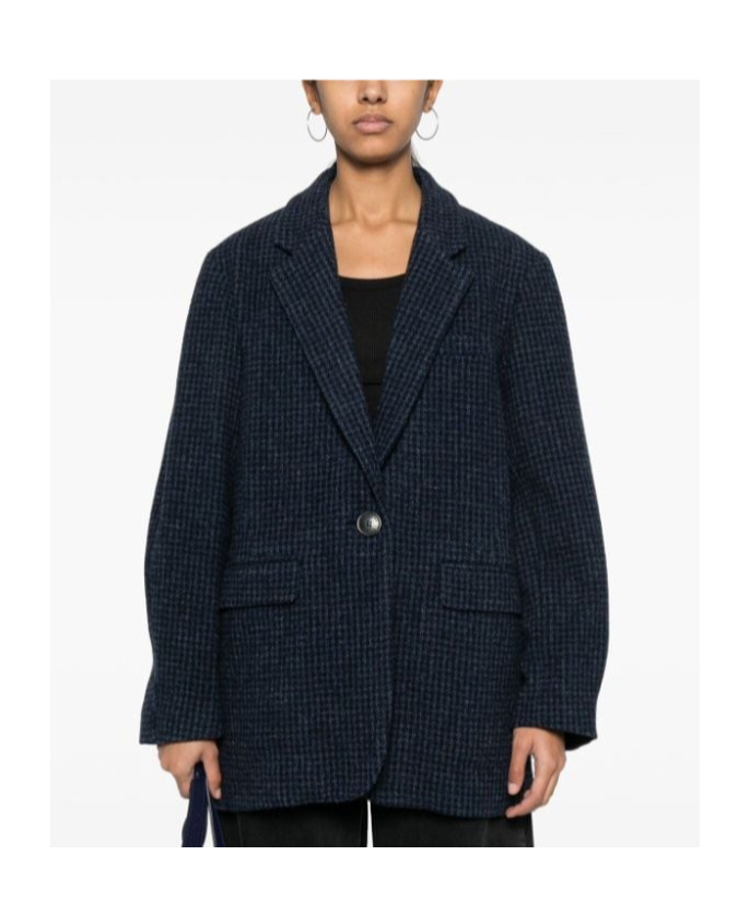 Isabel Marant Étoile Adilinko Single-breasted Blazer In Blue