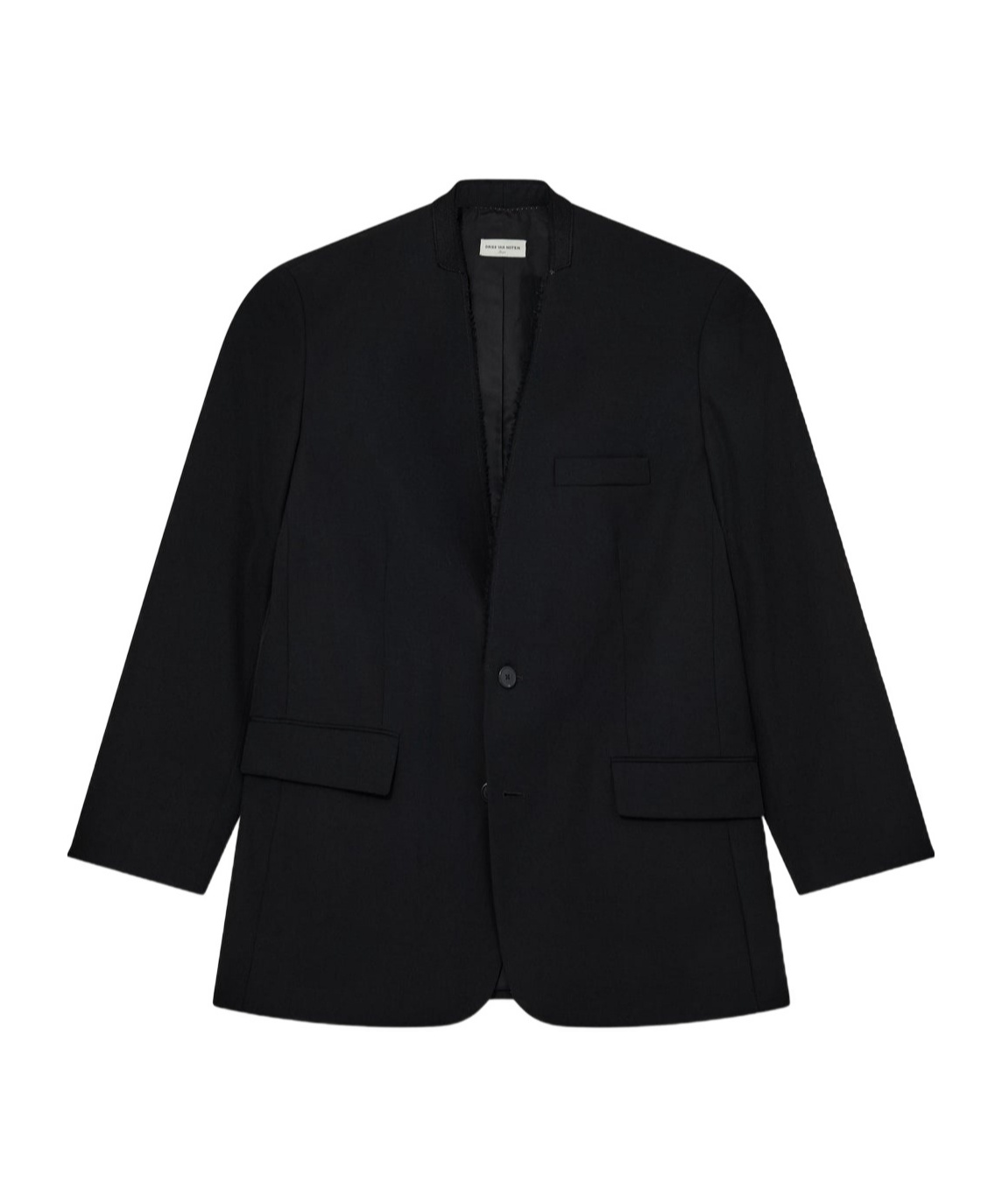 Dries Van Noten Single-breasted Blazer In Black