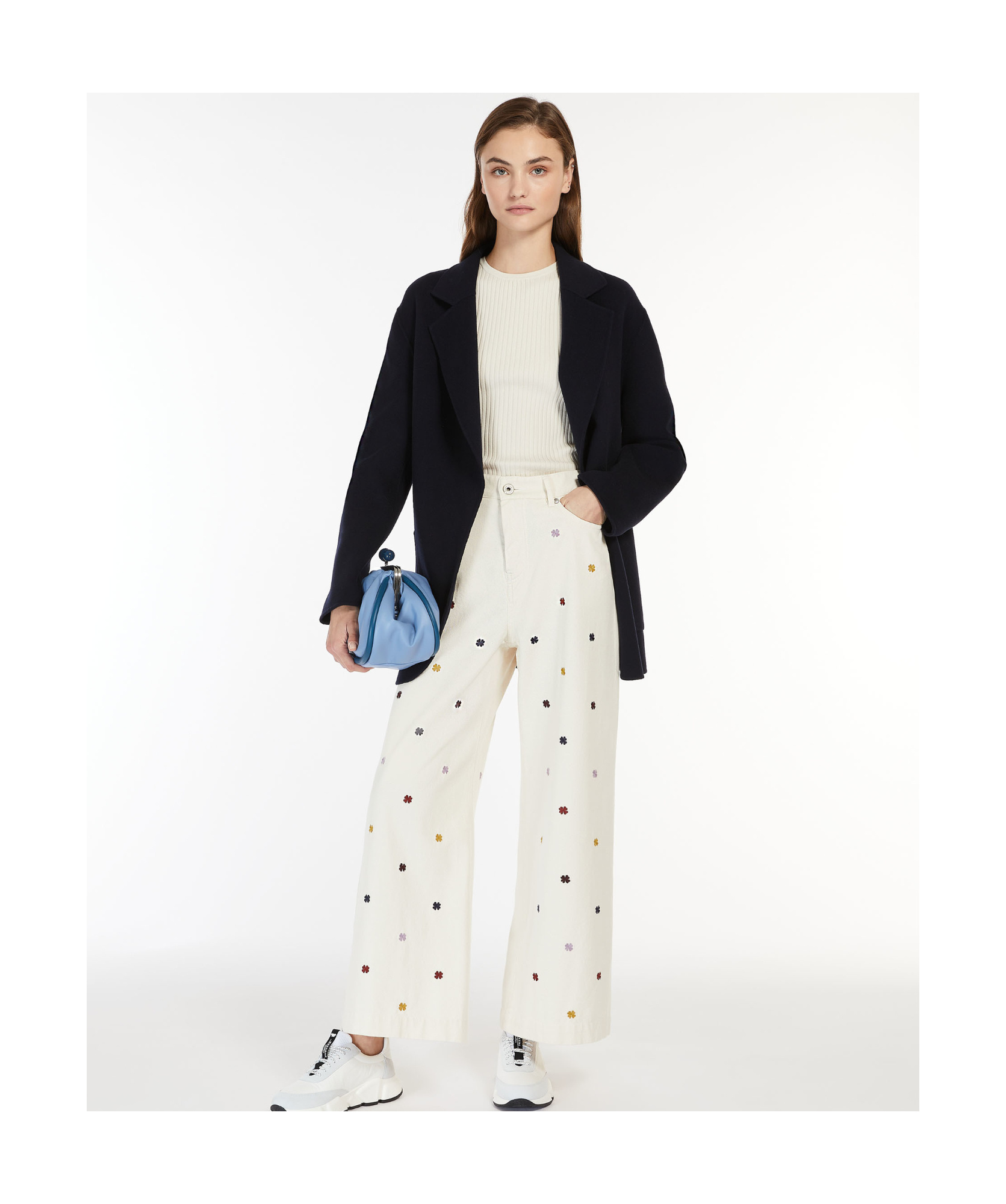 Weekend Max Mara Single-breasted Wool Jacket In Black