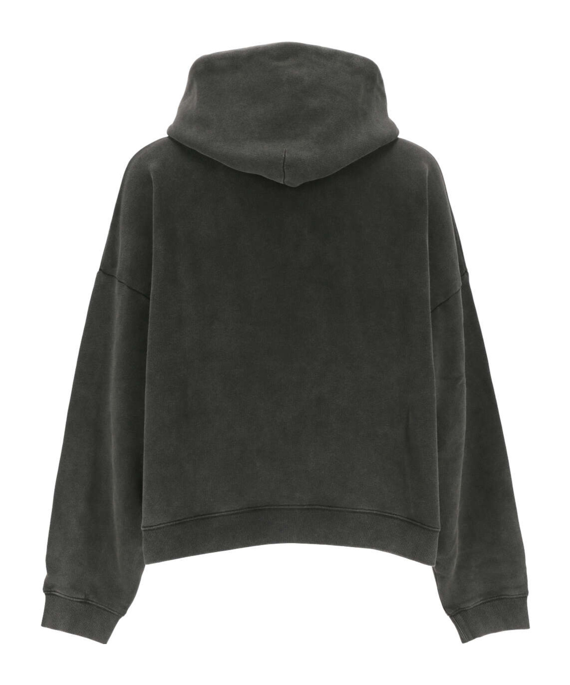 Acne Studios Black Printed Hoodie In Black