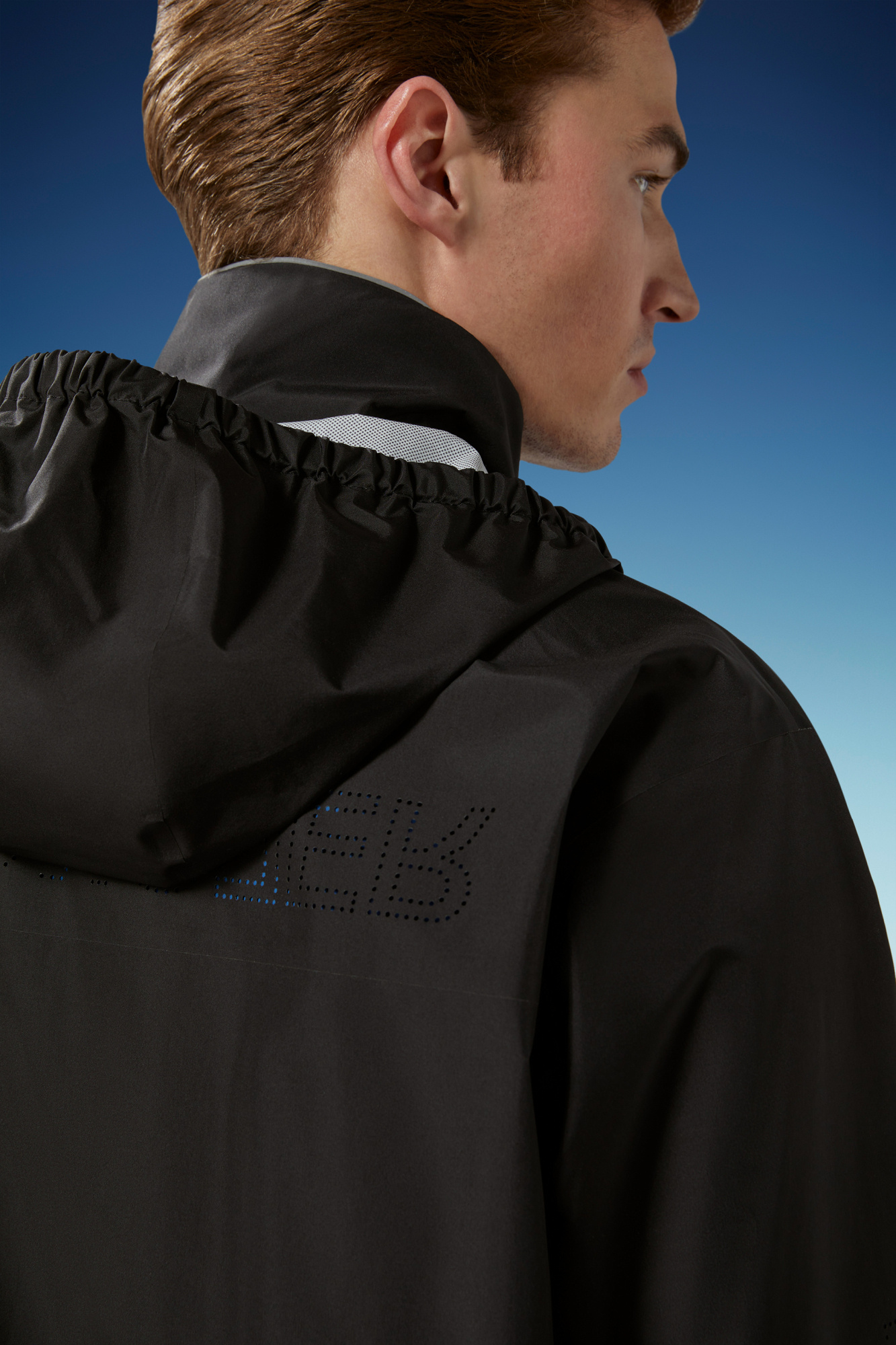 Moncler Coupe-vent Vanoise En Jacquard Monogramme In Black